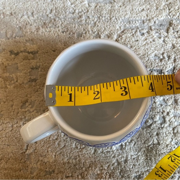 Disney Parks Homestead Blue Collection Mickey Icon Coffee Mug White Blue 21oz - Picture 6 of 6